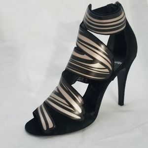 Pierre hardy splash heel 39.5 black pink suede